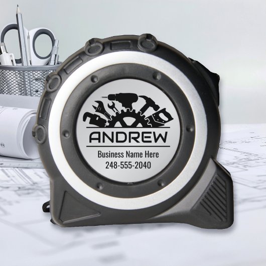 Mètre Ruban Outils personnalisés Nom du monogramme et logo de 