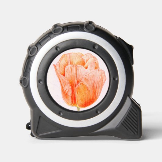 Mètre Ruban Peach Tulip (Recto)