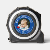 Mètre Ruban PÈRE'S PETIT DUDE Photo Date Bleu (Recto)