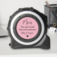 Personnalisée Maman aimée au-delà de la mesure ros