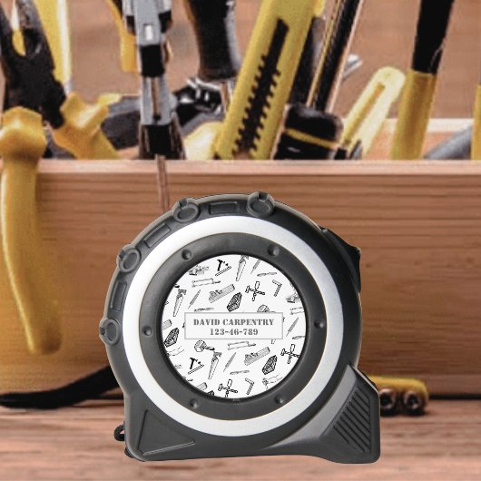 Mètre Ruban Profession de charpentier personnalisée