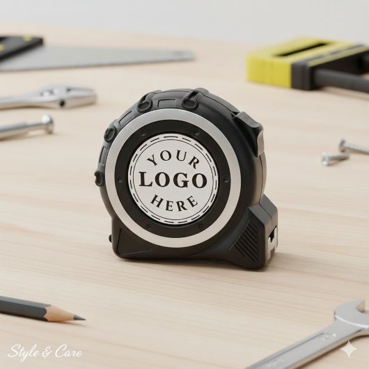 Mètre Ruban Ruban à mesurer argent brillant avec votre logo