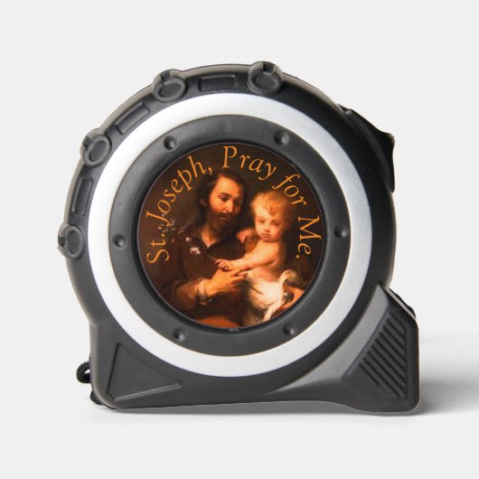 Mètre Ruban Saint Joseph & Enfant personnalisé (Recto)