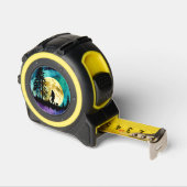 Mètre Ruban Sasquatch avec l'ours de compagnie Pleine lune (Angle)