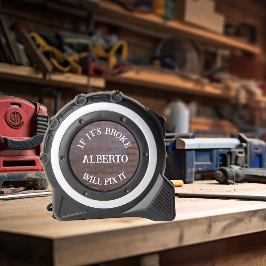 Mètre Ruban Si c'est Broke Nom personnalisé