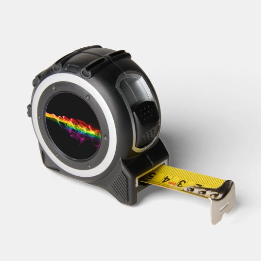 Mètre Ruban SlipperyJoe's fumée vif arc-en-ciel célébré (Angle)