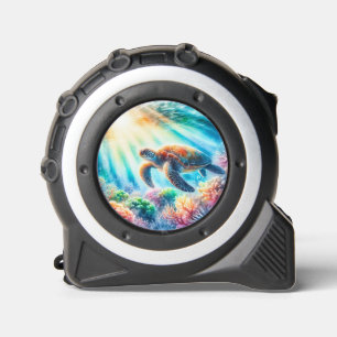 Mètre Ruban Sous la tortue de mer