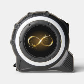 Mètre Ruban Symbole d'infini doré (Recto)