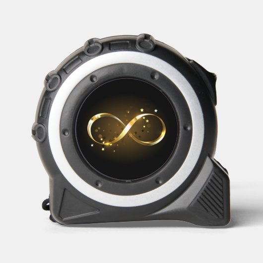 Mètre Ruban Symbole d'infini doré (Recto)