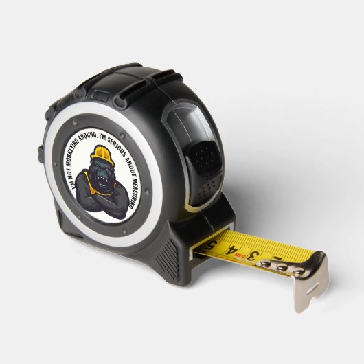 Mètre Ruban Texte de Funn Gorilla (Angle)