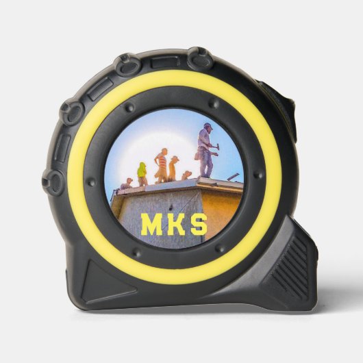 Mètre Ruban Toits sur un toit Mesure sur bande (Recto)