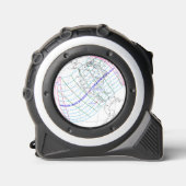 Mètre Ruban Total Solaire Eclipse 2024 Global Path (Recto)