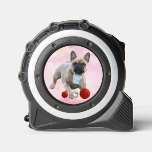 Mètre Ruban Trottinette Bouledogue Français Saut French Bulldo