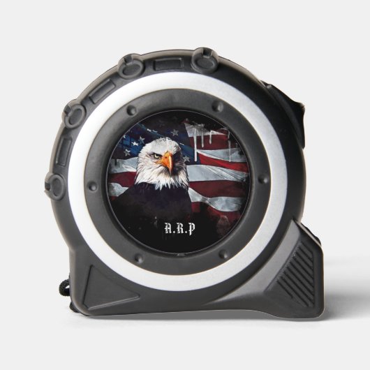 Mètre Ruban *~* USA AP27 American Flag Bald Eagle Patriotic (Recto)