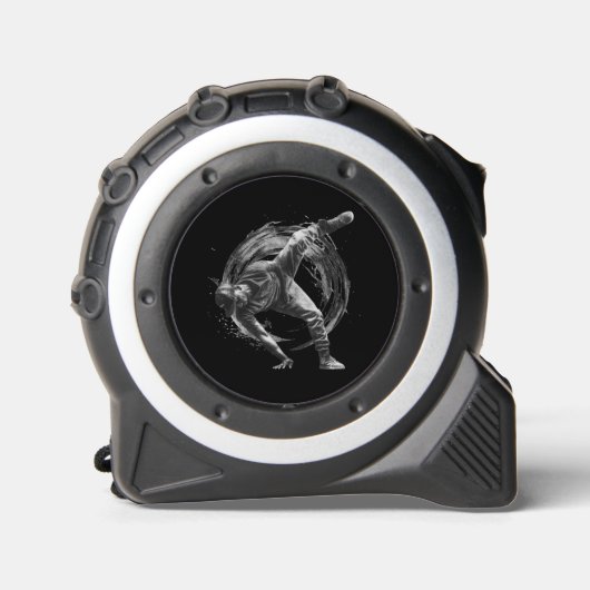 Mètre Ruban Ventilateur en action, dans le style de plaque d'e (Recto)