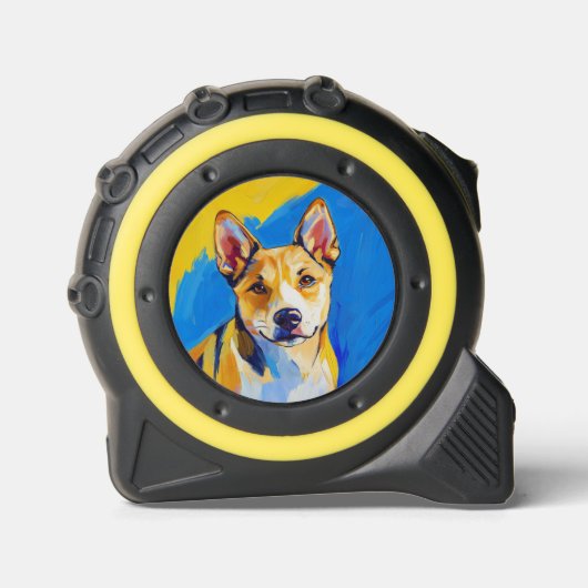 Mètre Ruban Vibrant Carolina Dingo Dog Artwork (Recto)