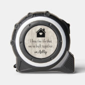 Mètre Ruban Vie Construite Ensemble Couples Personnalisés Cita (Recto)