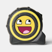 Mètre Ruban Visage de mème drôle (Recto)