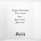 Metro bridge Tri-Fold Card Drieluik Kaart (Binnenkant midden)