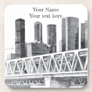 Metro brug bier onderzetter