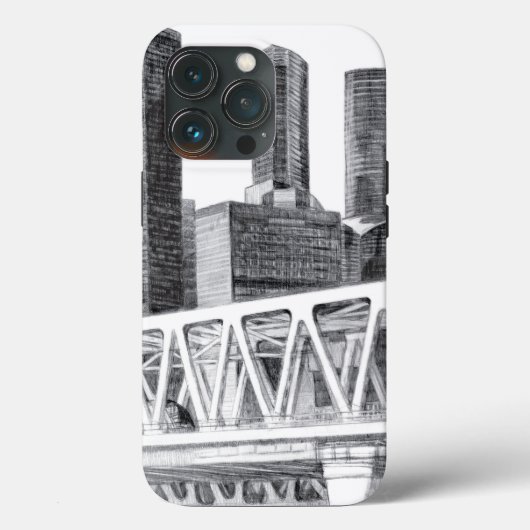 Metro brug Case-Mate iPhone case (Achterkant)