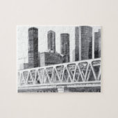 Metro brug legpuzzel (Horizontaal)