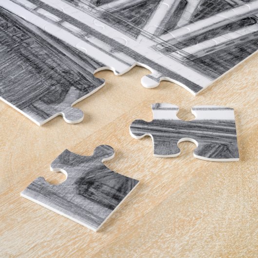 Metro brug legpuzzel (Zijkant)