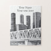 Metro brug legpuzzel (Verticaal)