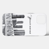 Metro brug Potlood tekening Case-Mate iPhone Case (Achterkant (horizontaal))