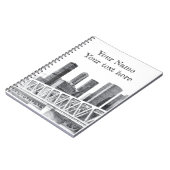 Metro brug Potlood tekening Notitieboek (Linkerzijde)