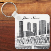 Metro brug sleutelhanger (Voorkant)