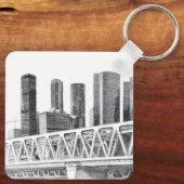 Metro brug sleutelhanger (Achterkant)