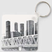 Metro brug sleutelhanger (Achterkant)