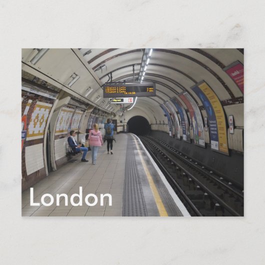 Métro de Londres - Carte postale (Devant)