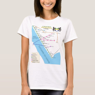 Métro Libreville Gabon d'OBO de T-shirt de dames