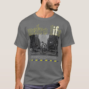 Metro Life NYC Stijl – New York Streetwear Urbane  T-shirt