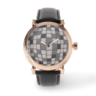 MÉTRO montre pour hommes en cuir m3galleryStud