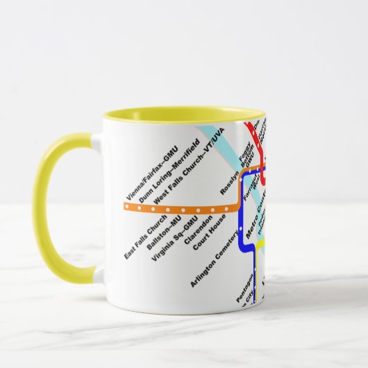 métro mug Washington centre (Gauche)