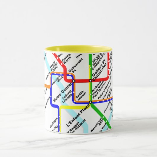 métro mug Washington centre (Centre)
