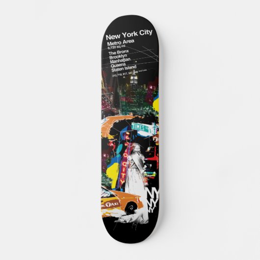 Metro New York City Skateboard (Voorkant)