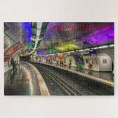Metro Parijs. Legpuzzel (Horizontaal)