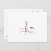 metro van Brescia Briefkaart (Voorkant / Achterkant)