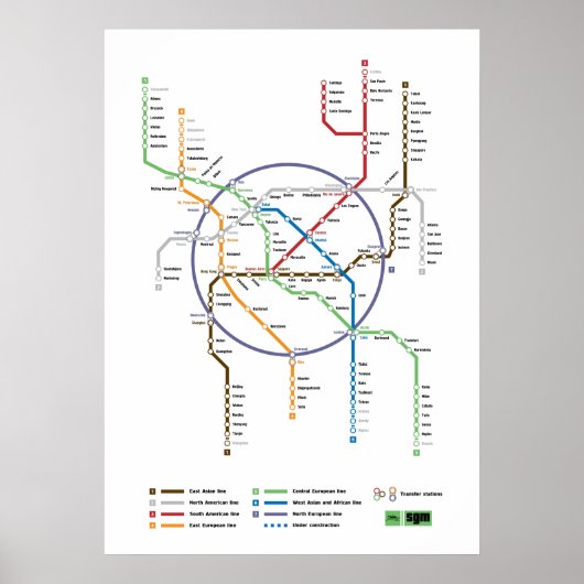 Metro World Poster (Voorkant)