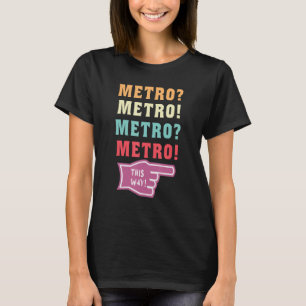 metro zo virale metro man meme t-shirt