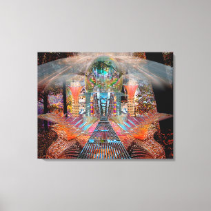 MetroForest omwikkeld doek Canvas Afdruk