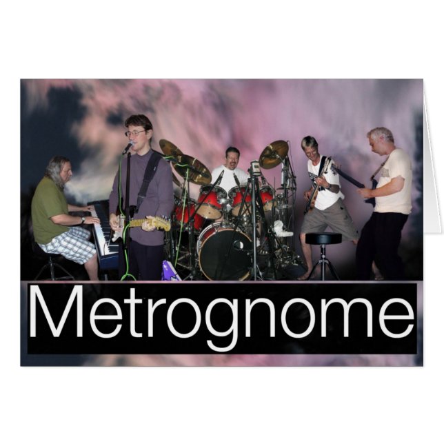 MetroGnome gelooft dat hij-kaart (Voorkant Horizontaal)