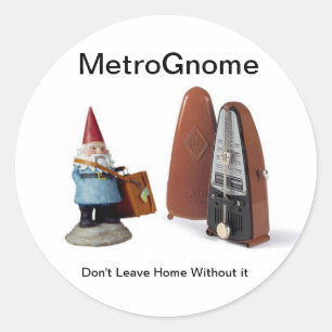 MetroGnome Ronde Sticker