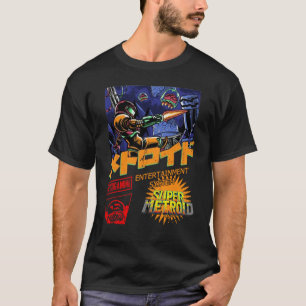 Metroid Dread Retro design grafische Samus T-Shirt