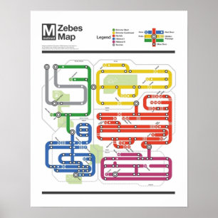 Metroid Metro NES-kaarten Poster