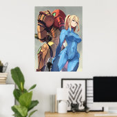 Metroid Samus Aran Poster (Thuiskantoor)